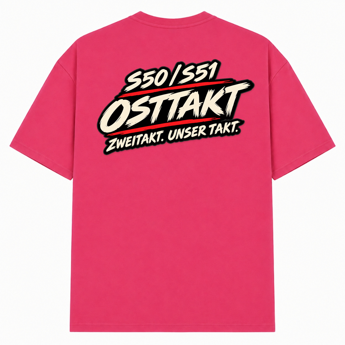 S51/50 ZWEITAKT IM BLUT - Hibiskus Pink - Rueckseite
